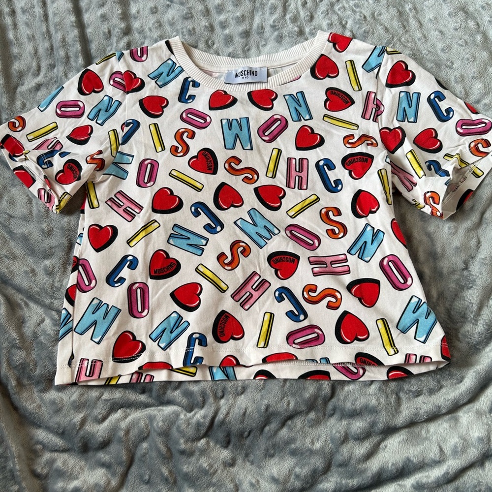 Moschino kids Colorful Graphic T-Shirt